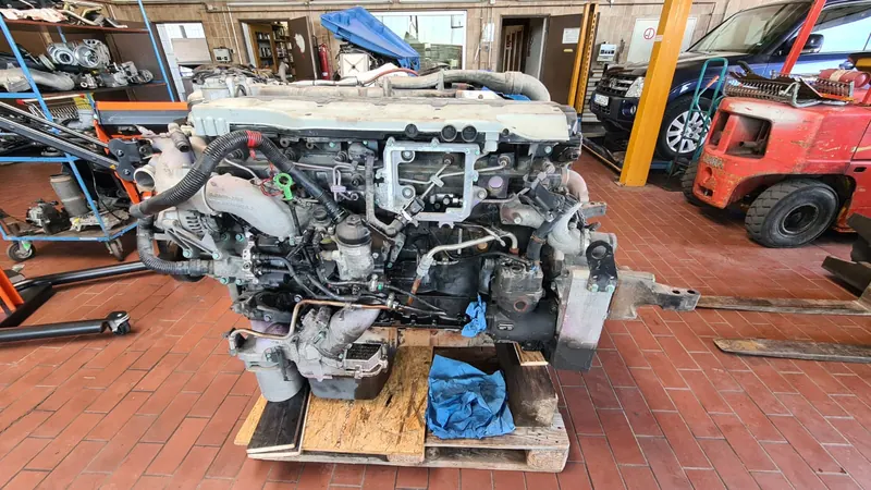 Motorinstandsetzung MAN TGX D2676 LF: Foto aus der Autowelt-Werkstatt